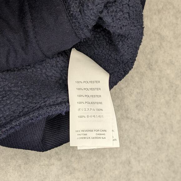 J.Crew The Sporting Life Summit Fleece 1/4 Zip Sweater Navy Men’s Small S - Picture 9 of 9